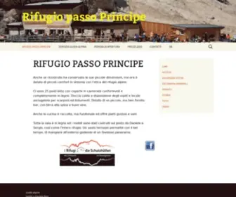 Rifugiopassoprincipe.com(Rifugio passo Principe) Screenshot