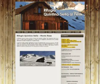 Rifugioquintinosella.com(Rifugio Quintino Sella al Felik) Screenshot