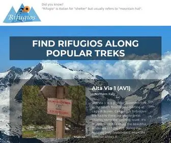 Rifugios.net(All the rifugios in one map) Screenshot