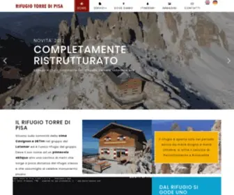 Rifugiotorredipisa.it(Rifugio Torre di Pisa mCima Cavignon) Screenshot