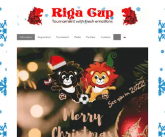 Rigacup.lv(RIGA CUP) Screenshot