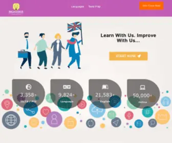 Rigavoice.com(Top Language Institute) Screenshot