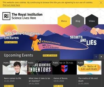 Rigb.org(The Royal Institution) Screenshot