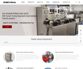 Rigchina.com(Oilfield Testing Equipment) Screenshot