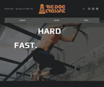 Rigdogcrossfit.com(Biggest CrossFit box in the Houston Heights) Screenshot