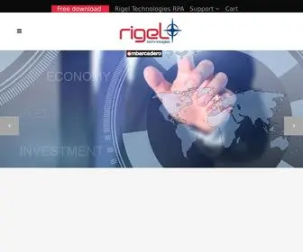 Rigeltechnologies.net(Discover the true meaning of RPA. Automation) Screenshot