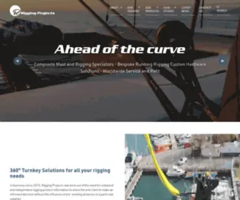 Riggingprojects.com(Composite Mast and Rigging Specialists) Screenshot