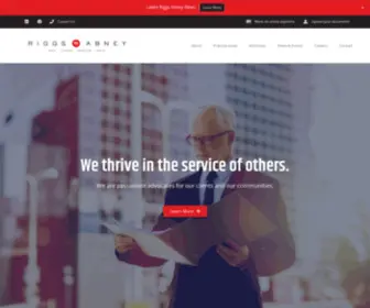 Riggsabney.com(Best Law Firms) Screenshot