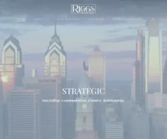 Riggscg.com(A South Jersey Strategic Communication Company) Screenshot