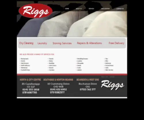 Riggsdrycleaners.co.uk(Riggsdrycleaners) Screenshot