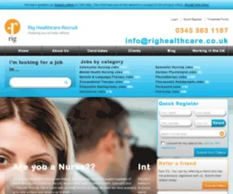 Righealthcare.co.uk(AHP) Screenshot