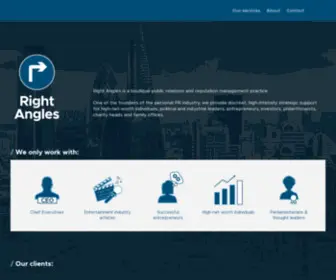 Right-Angles.info(Right Angles PR and Digital Media) Screenshot