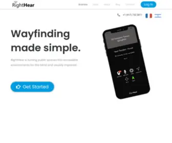 Right-Hear.com(App for Visually Impaired & Blind People) Screenshot