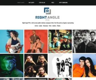 Rightanglepr.com(Publicity Firm) Screenshot