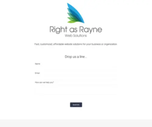 Rightasrayne.com(Right as Rayne Web Solutions) Screenshot