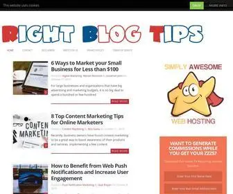 Rightblogtips.com(Right Blog Tips) Screenshot