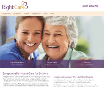 Rightcareforseniors.com(Right Care offers exceptional in) Screenshot