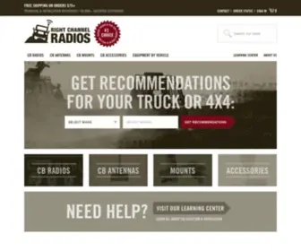 Rightchannelradios.com(CB Radios & CB Antennas) Screenshot