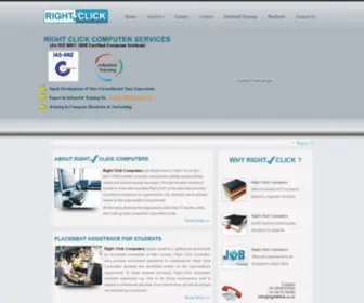 Rightclickacademy.com(Right Click Computer Education and Services) Screenshot