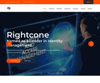 Rightcone.com(IAM) Screenshot