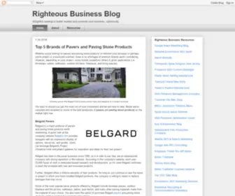 Righteousbusinessblog.com(The Righteous Business Blog) Screenshot