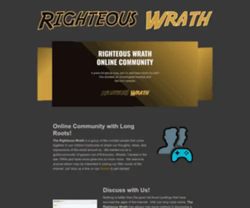 Righteouswrath.com(Righteouswrath) Screenshot