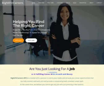 Rightfitcareers.com(Helping You Find The Right Career) Screenshot