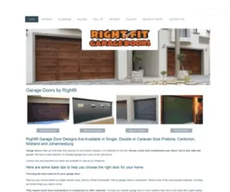 Rightfitgaragedoors.co.za(Rightfit Garage Doors) Screenshot