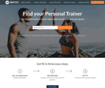 Rightfitpersonaltraining.com(Best Personal Trainers in Chicago) Screenshot