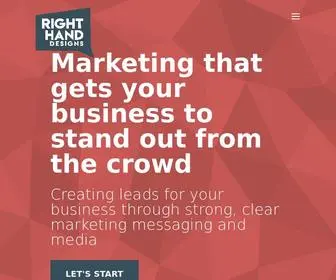 Righthand.co.za(Marketing that grows your business) Screenshot