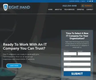 Righthandtechnologygroup.com(Right Hand Technology Group) Screenshot