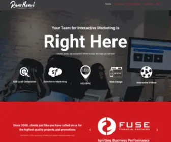 Righthereinteractive.com(Marketing Automation) Screenshot