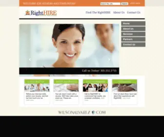 Righthirestaffing.net(Staffing Solutions) Screenshot