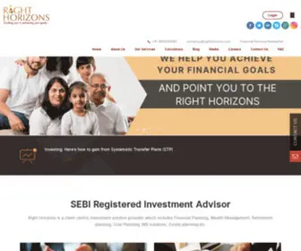 Righthorizons.com(Best SEBI Registered Financial Advisory services) Screenshot