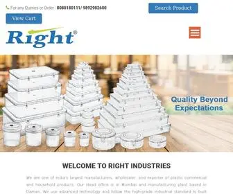 Rightindustries.in(Best Plastic Boxes) Screenshot