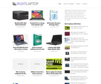 Rightlaptop.com(Laptop Buying Guide 2021) Screenshot