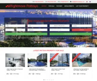 Rightmovepattaya.com(Find your Pattaya property) Screenshot