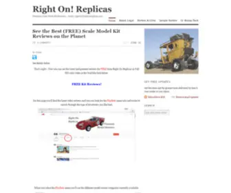 Rightonreplicas.com(Email) Screenshot