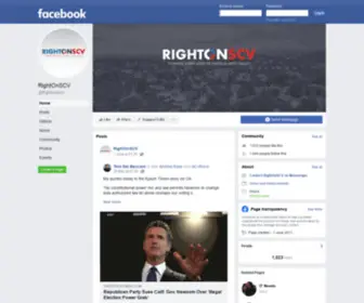 Rightonscv.com(Facebook) Screenshot