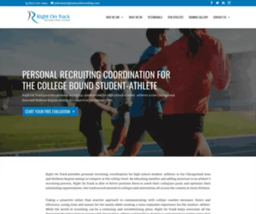 Rightontrackrecruiting.com(Right On Track) Screenshot