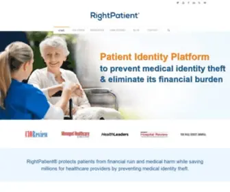 Rightpatient.com(Biometric Patient Identification Platform) Screenshot