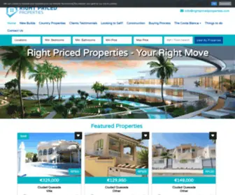 Rightpricedproperties.com(Home) Screenshot