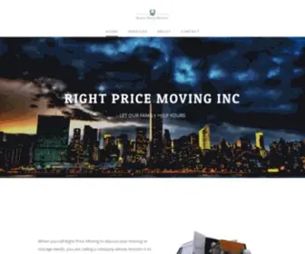 Rightpricemoving.com(Right Price Moving Inc) Screenshot