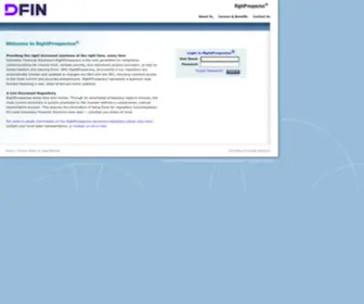 Rightprospectus.com(Rightprospectus) Screenshot