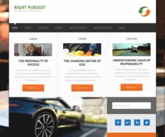 Rightpursuit.com(Start Up) Screenshot