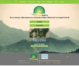 Rightsofmotherearth.com(01 HOME) Screenshot