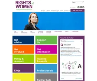 Rightsofwomen.org.uk(Rights of Women) Screenshot