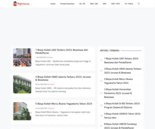 Rightsoup.com(Situs Pendidikan Indonesia) Screenshot