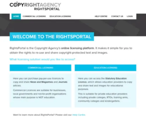 Rightsportal.com.au(The RightsPortal) Screenshot