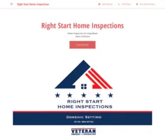 Rightstarthomeinspections.com(Right Start Home Inspections) Screenshot